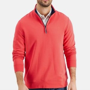 Club Rm Retro Red cotton 1/4 zip